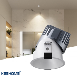 Keehome LED <span class=keywords><strong>COB</strong></span> tại chỗ Downlight cơ thể nhôm IP54 phòng tắm không thấm nước 6W 8W 10W 12W 3000K Led lõm tại chỗ xuống đèn - Product Image 6