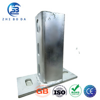 Base de montage solaire haute résistance ZhiBoDa pour toiture en tuiles, forte résistance à la corrosion, acier galvanisé à chaud, accessoires durables