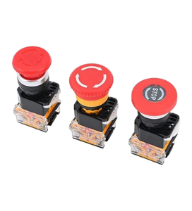 Interrupteur d'arrêt d'urgence YHBS-38-22R 10A, diamètre du trou 22 mm, livraison non incluse - Product Image 3