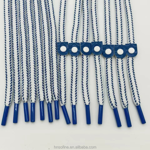 Tùy Chỉnh Đường Kính 0.5Cm ABS Màu Đen Trắng Dây Rút Áo Polyester Vẽ Chuỗi - Product Image 3