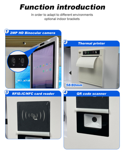 Kiosque de paiement de commande de kiosque de libre-service de 27 pouces avec l'imprimante Android pour le plancher fixé au mur d'hôtel de <span class=keywords><strong>restaurant</strong></span> - Product Image 2