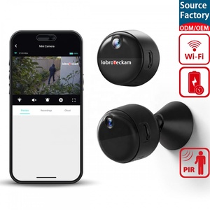 Mini Cámara de Seguridad Magnética Wifi con Batería, Detección Humana Inteligente con IA, Visión Nocturna, Cámara IP Inalámbrica, Cámara de Seguridad IR Invisible - Product Image 1