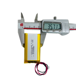 Batería de Iones de Litio 104065 de 3000mAh y 3.7V, Personalizada de Fábrica, Recargable, de Alta Capacidad, Celda de Polímero Lipo - Product Image 3
