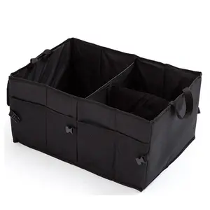 Hot Sale Car Bag Organizer Heavy Duty Collapsible Trunk Organizer Cargo Storage Box