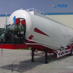 3 trục Silo xe tải Trailer lớn trống xe tăng số lượng lớn tàu chở xi măng Trailer số lượng lớn tàu chở dầu bán Trailer