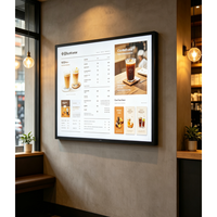 Pantalla LCD Cuadrada de 59.4 Pulgadas para Kiosco, Control Remoto CMS, Pantalla LCD de Publicidad para Montaje en Pared para Exhibición en Comercios Minoristas