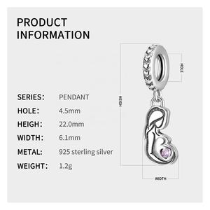 Abalorio de Plata de Ley 925 con Diseño de Mamá y Bebé <span class=keywords><strong>para</strong></span> Hacer Joyas, Compatible con Pulseras DIY <span class=keywords><strong>Originales</strong></span> <span class=keywords><strong>para</strong></span> Mujer, Regalo <span class=keywords><strong>para</strong></span> el Día de la Madre - Product Image 3