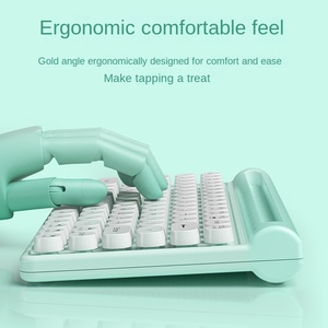 K220 Edición inalámbrica de tres modos con retroiluminación RGB de 78 teclas para teclado <span class=keywords><strong>Bluetooth</strong></span> Juego de ratón de chica de oficina para teléfono móvil y - Product Image 5