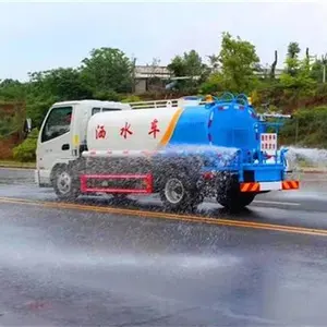 Camión cisterna de agua agrícola de China con rociador, función de lucha contra incendios, componente de rodamiento central, camión de agua