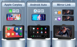 Autoradio Carabc 7 Pollici Wireless Carplay Android Auto Plug & Play 1 Din Stereo Smart Touch Multimedia TFT IPS con Telecamera per Lettore Radio Auto - Product Image 4