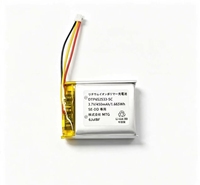 Batterie lithium-ion rechargeable 652533 3.7V 450mAh 500mAh, décharge maximale 5C, pour casque Bluetooth