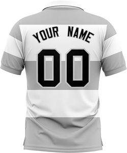 Camisetas Personalizadas con Rayas Sublimadas, Ropa Deportiva para Hombre, Logotipo Bordado, Manga Corta, Transpirable, para Golf y Negocios - Product Image 2