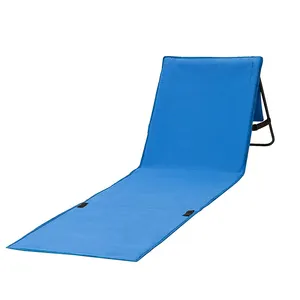 600d Oxford Zandvrij Lichtgewicht Ligstoel Draagbare Opvouwbare Strandstoelen Mat Voor Picknick Kamperen