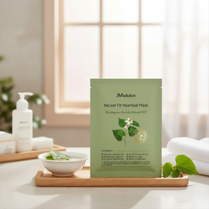JMsolution Relief Fit South Korea Skincare Facial Mask Pack Houttuynia Extract Soothing Calming Moisturizing Brightening - Product Image 3