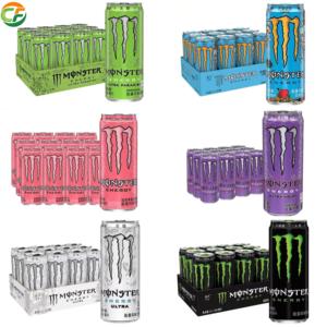 Paquete de 12 Botellas de Bebida Lista para Beber con Sabor a Frutas, Sin Cafeína ni Azúcar, de 330 ml, en Caja, Venta al por Mayor para Bebidas <span class=keywords><strong>Monster</strong></span> - Product Image 1