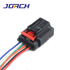 Connettore adatto del cablaggio del cavo di H delle parti del supporto dell'ago del giunto di TerminalsButt del connettore femminile di 6 pin DJ7065YB-1.2-21 - Product Image 4