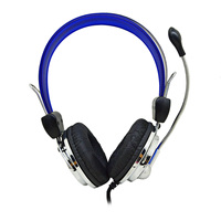 Casque filaire supra-auriculaire réglable et extensible, avec grands coussinets doux, pour PC, ordinateur portable, jeux, bureau et vidéoconférence