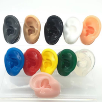 Getta Nouveau design Modèle d'oreille de style vintage Présentoir de bijoux en gel de silice pour piercing de mariage Cadeau de fiançailles