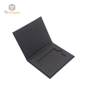 Personalizado de embalaje negro Tarjeta de Crédito caja de regalo