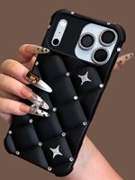 Coque Bling Scintillante Étoile pour iPhone 18 17 Pro Max 16 15 11 12 13 14 Plus – Housse de Luxe Designer Antichoc avec Strass et Diamants