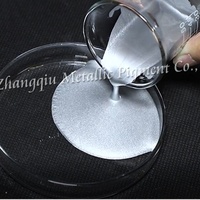 Peinture liquide en pâte d'aluminium VMP à effet chromé miroir haute brillance pour application par pulvérisation sur meubles et appareils électroménagers