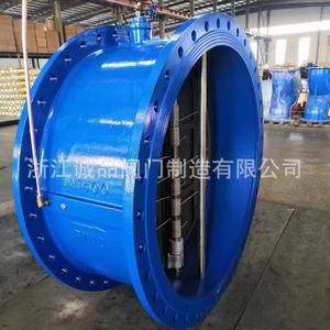 Válvula de Retención de Mariposa de Cierre Lento y Baja Resistencia HH48X/HH49X-16Q, Hierro Dúctil/Acero/Acero Inoxidable para Agua - Product Image 3