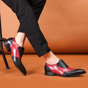 รองเท้าออกซ์ฟอร์ดลำลองแฟชั่นฤดูใบไม้ร่วงสำหรับผู้ชายปี 2026 ลายพราง หนังแท้ หลายสี ระบายอากาศได้ดี กันลื่น สวมใส่สบาย - Product Image 4