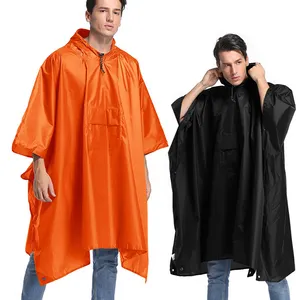 Outdoor Multifunctionele Volwassen Regenjas Mantel Polyester Doek Pu Licht En Gemakkelijk Te Dragen Poncho Regenkleding
