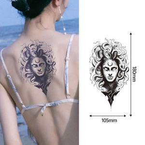 Eco Friendly Temporary <b>Tattoo</b> Sticker Waterproof Body Art Henna Style <b>Paper</b> Decal for Wholesale Party Festival Event Use - Product Image 1