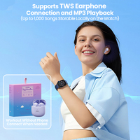 Montre connectée Remax AI, étanche IP68, écran AMOLED 2,04 pouces, suivi d'activité, montre de fitness avec moniteur de fréquence cardiaque et de sommeil