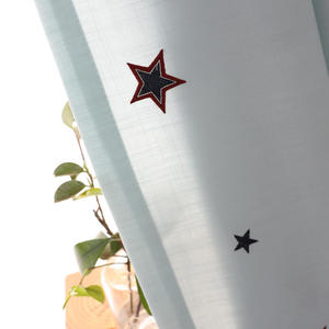 Innermor personalizable cielo estrellado bordado cortinas de lino de imitación para niños dormitorio y sala de estar decoración del hogar cortinas - Product Image 4