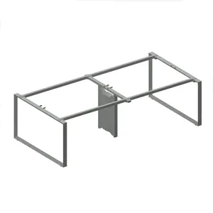 Pieds de meubles métalliques modernes, cadre de Table en acier inoxydable, de haute qualité, 1 pièce