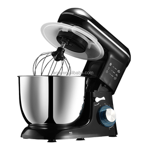 Batteur sur socle professionnel 5L 1300W avec <span class=keywords><strong>fouet</strong></span>, crochet pétrisseur et batteur planétaire 6 vitesses, système de mélange planétaire, robot culinaire CE - Product Image 1