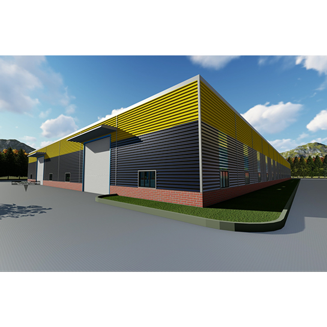 Design Prefab Insulated Steel Structure Warehouse Factory Workshop Light Beverage Building in Ecuador