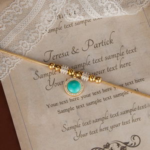 Nhà Máy Acrylic thép không gỉ cubic <span class=keywords><strong>zircon</strong></span> chuỗi phụ nữ Vòng cổ sáng bóng Vòng đá Mặt dây chuyền PVD dây chuyền vàng trang sức cho cô gái - Product Image 6