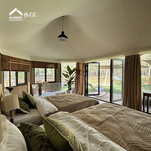 مشروع عطلات فاخر وعصري يحل محل الحاويات الفاخرة مسبقة الصنع ذات الهيكل الفولاذي بغرف فندقية وألواح ساندويتش - Product Image 4