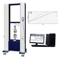 Machine d'essai de traction électronique universelle, capacité de charge 20 kN, précision 0,5 %, système de contrôle par PC pour applications de traction de boutons