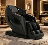 Sillón de Masaje de Lujo 4D de Gravedad Cero para Todo el Cuerpo, con Calor, Reposacabezas Ajustable y Extraíble para EE. UU.