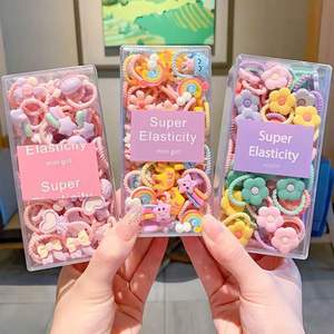 아기 엄지손가락 머리띠 작은 헤어피스 어린이 고무줄 여자 아기 머리끈 높은 탄성 헤어밴드 - Product Image 3