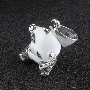 Dijes de Acero Inoxidable con Diseño de Panda en Plata Antigua, Personalizados de Fábrica, para Collares y Joyería Unisex, Gran Venta para Fiestas y Eventos - Product Image 5