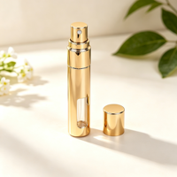 Botol Isi Ulang Parfum Mini, Penyemprot Kabut Kosmetik, Kepala Semprot Transparan untuk Perjalanan, Botol Sampel Hidrasi Wajah