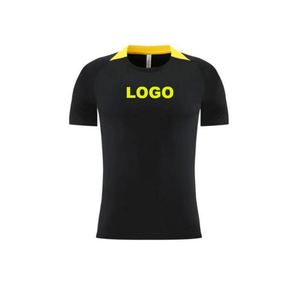 Camiseta de Fútbol Negra 100% Poliéster de Secado Rápido, Transpirable, con Impresión por Transferencia de Calor, Nombres y Números de Equipo Personalizados, Unisex, Tallas Grandes - Product Image 1