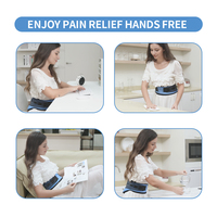 Ceinture de soutien flexible pour thérapie chaude/froide activée par micro-ondes avec graines de lin, certifiée CE, pour soulager les douleurs dorsales, lombaires et les blessures
