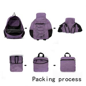 OEM Custom Foldable Hiking Daypack Water Resistant Lightweight Ripstop Folding Travel Bag - Product Image 6