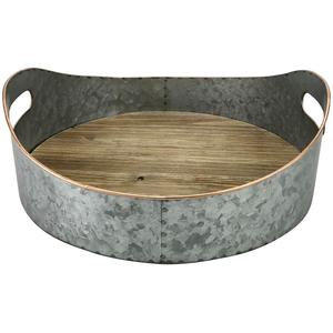 Plateau externe en bois et métal - Product Image 2