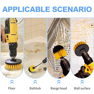 Juego de inicio de cerdas de 3 tipos para limpieza de tapicería de alfombras domésticas Es suave/Medio/rígido - Product Image 5