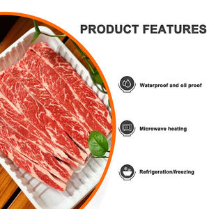 Bandeja de plástico de grado alimenticio desechable personalizada, bandeja de embalaje de carne de fruta de supermercado para embalaje de alimentos congelados, proveedor de bandeja de PP - Product Image 2