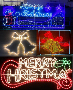 2D 3D <span class=keywords><strong>Flamigo</strong></span> Motif LED Decoraciones navideñas PVC Luces navideñas al aire libre para bodas y decoraciones ligeras con motivos de Halloween - Product Image 2
