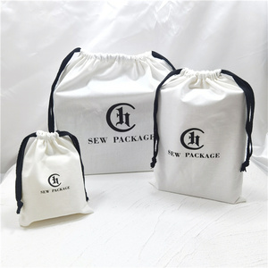 Custom Size Small Large Cotton <b>Dust</b> <b>Bag</b> Clothing Jewelry Packaging Muslin Canvas Cotton Drawstring Gift <b>Bag</b> Custom Logo - Product Image 2