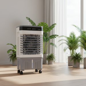 Portable 10L Electric Evaporative Water Air <strong>Cooler</strong> with 3-Speed Mechanical Control Plastic Household Use - Product Image 1